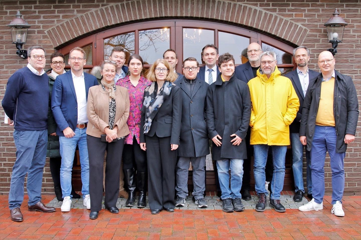 Gruppenfoto der anwesenden Wahlkreiskandidaten