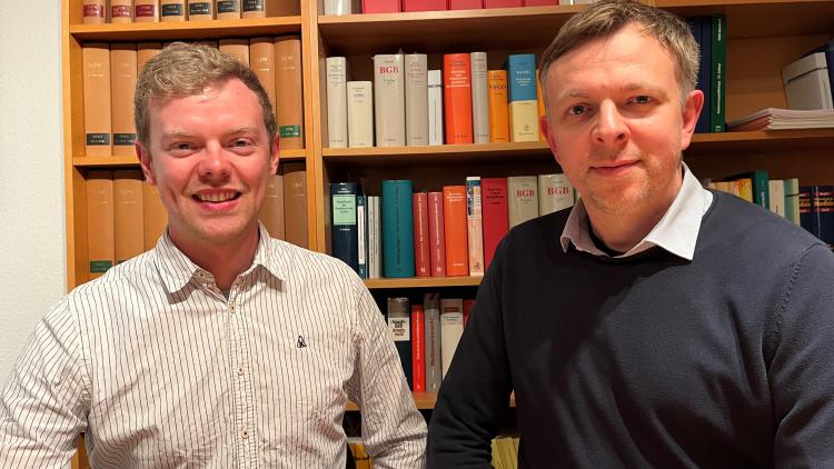 Johannes Bock und Lars Johnsen, unsere Spitzenkandidaten für Wentorf und Schönberg